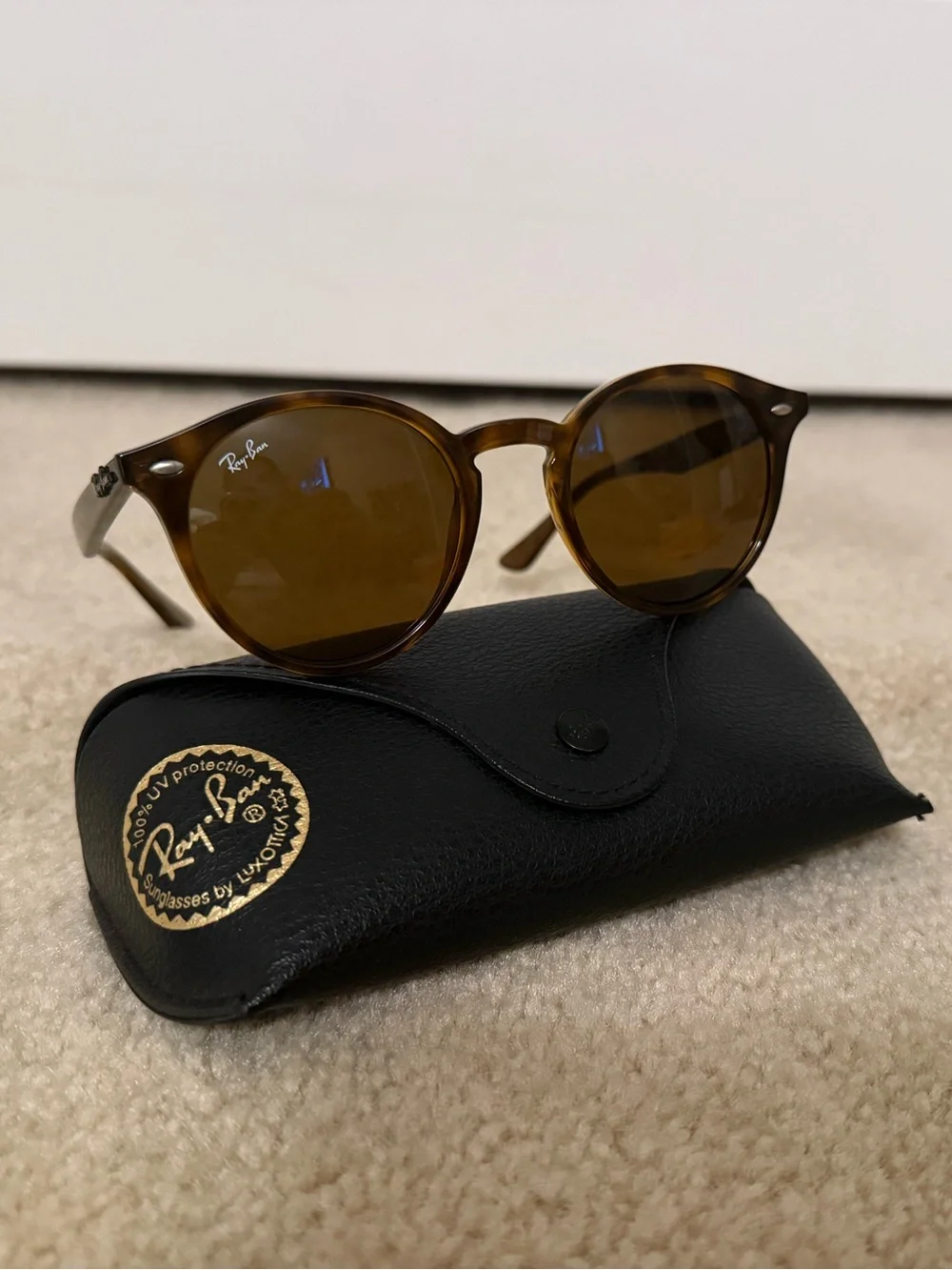 Ray Ban RB2180 Sunglasses Light Havana / Tortoise